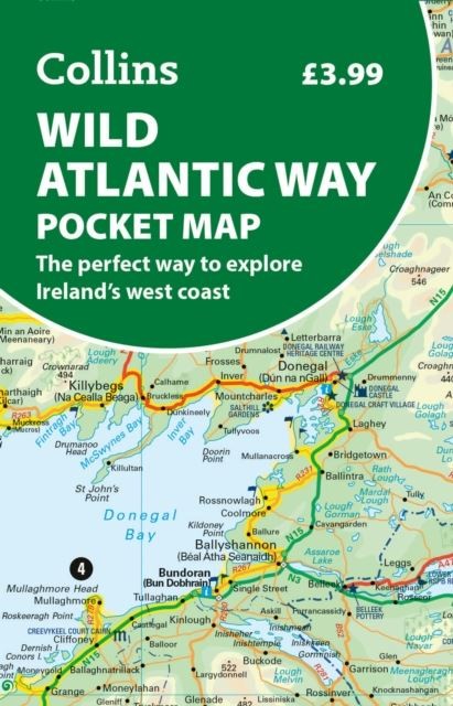 Wild Atlantic Way Pocket Map by Collins Maps (Sheet map, folded) - Image 2