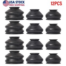 12x Universal Hq Rubber Tie Rod End Ball Joint Dust Boots Dust Cover Boot Gaiter