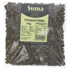 Suma Bagged Down Chopped Dates 1kg 8.70 per kilo