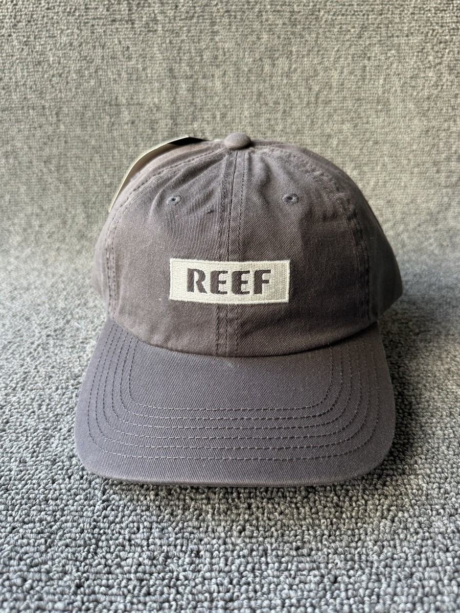 REEF Party Till Sunrise Dad Hat Strapback Brown OSFM Cap