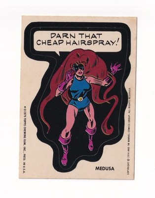 1975 Topps Comic Book Heroes Stickers #NNO Medusa