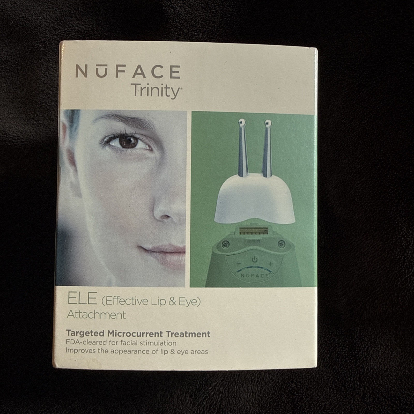 NIB NuFACE ELE Effective Lip & Eye Attachment Trinity Microcurrent Attachment