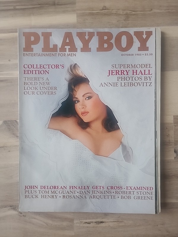 Playboy October 1985 Collector's Edition Featuring Supermodel Jerry Hall