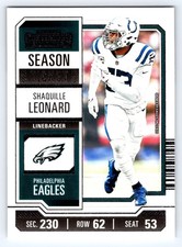 2023 Panini Contenders #45 Shaquille Leonard