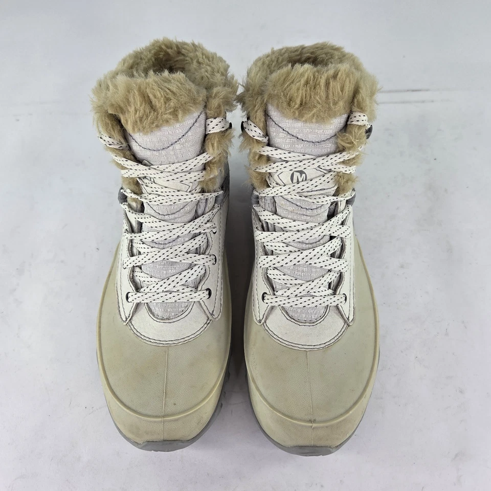 Merrell Fluorecein Ash 200G Botas de Inverno Impermeáveis EUA 7.5 Bota de Renda Forrada de Pele - Imagem 4 de 4