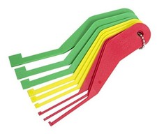 81850 Combination Brake Lining Thickness Gauge, Set of 9 Sizes, Color One Size