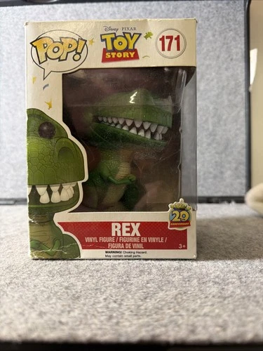 Funko Pop! Vinyl Pixar Vaulted Toy Story Rex #171 New!