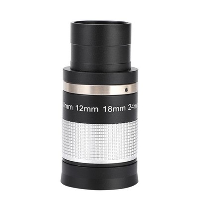  1.25in 8-24mm Zoom Eyepiece Multi Coated Optic Lens For Telescope
