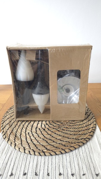 Raro De Colección IKEA Nicolas Cortolezis Mörkebo Paquete de 2 Luces de Interior Exterior en Forma de Cono