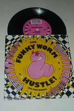 THE FUNKY WORM - Hustle! (To The Music...) - 1988 UK 2-track 7" vinyl single