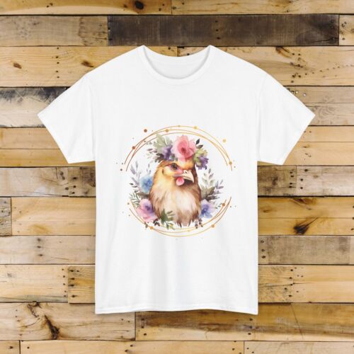 Spring Chicken Floral Boho Women's T-Shirt, Cute Shirt, Animal Lover Gift