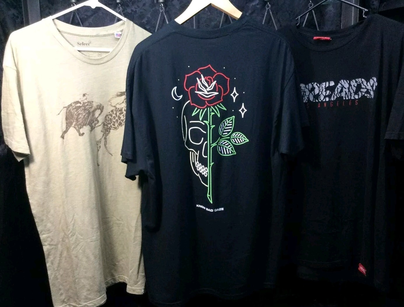 Casual T-Shirt Bundle 3 Unisex XL-2XL Tops Know Bad Days Threads & LA Select image 2