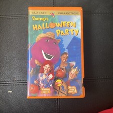 Barney - Barneys Halloween Party (VHS 1998, Clamshell) Classic Collection Vtg.