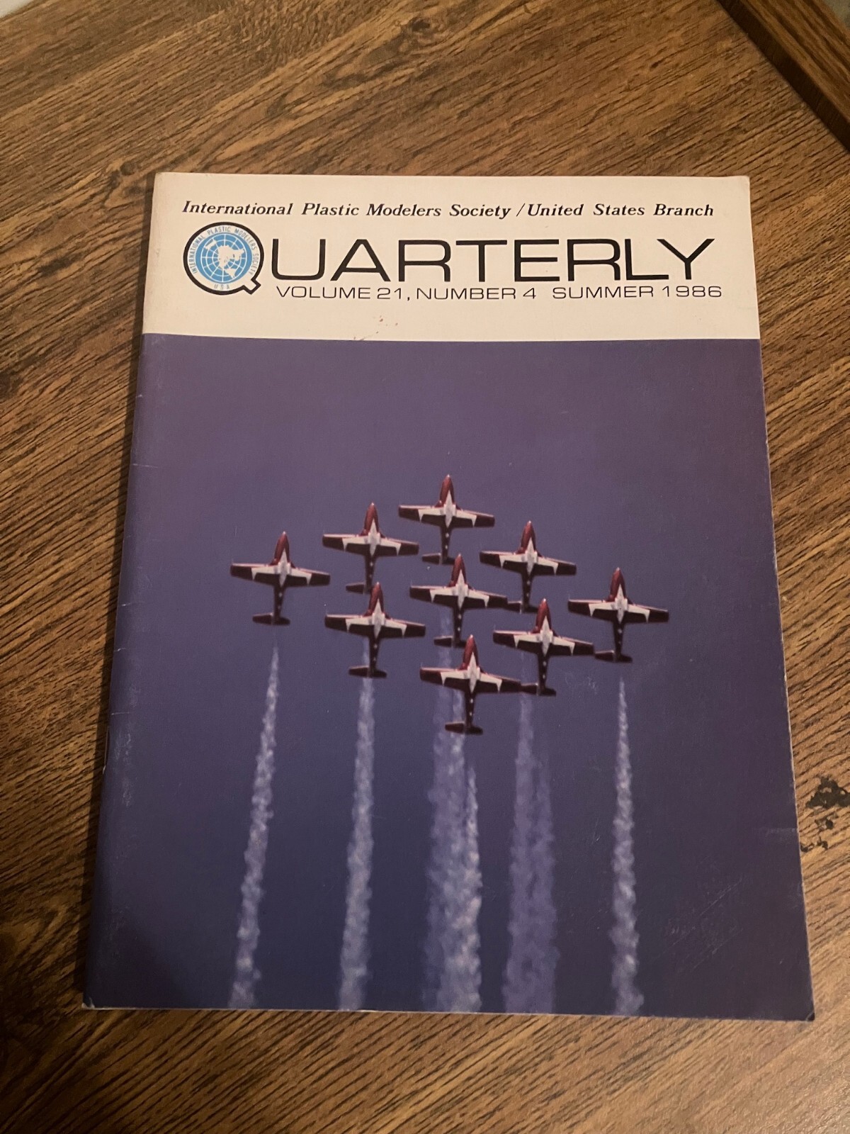 *Vintage Back Issue of IPMS Quarterly Magazine - Summer 1986