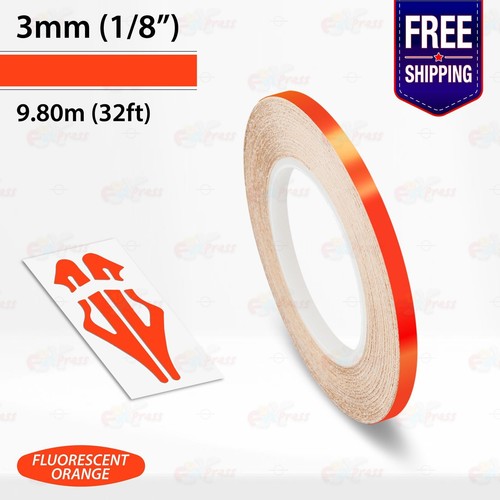 1/8" PIN STRIPES Car Model Motorcycle Truck Decals Line TAPE Vinyl Stickers 3mm - Bild 43 von 51