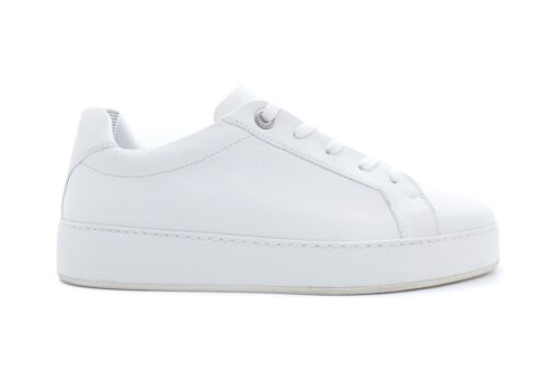 Loro Piana Nuage Leather White Sneakers - Picture 2 of 9