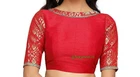 Readymade Saree Blouse,Designer Sari Blouse,Elbow Sleeves Top,Party Wear Blouse
