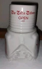 Frankoma Tulsa Tribune Open 1991 Tennis Coffee Mug -Oil Tri Cone Drill Bit  6"
