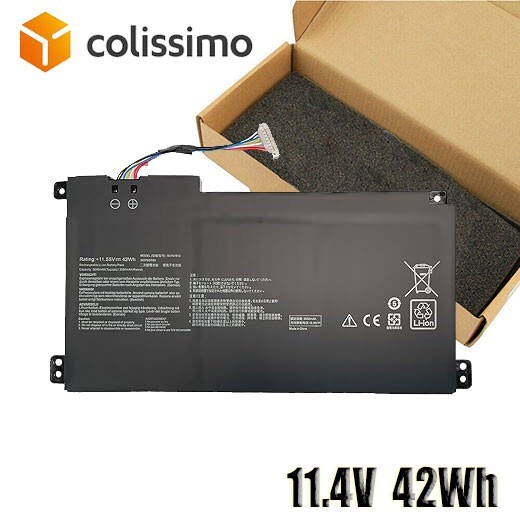 Batterie premium pour Asus Vivobook E410 aux cellules haute densité 42Wh longue durée