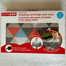 Skip Hop Take Cover Shopping Cart & High Chair Cover Baby Seat Triangles NEW