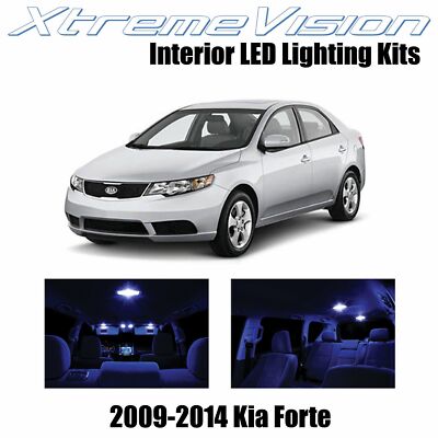 XtremeVision Interior LED for Kia Forte 2009-2014 (8 PCS) Blue