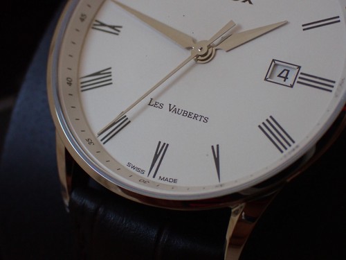 NEW Genuine EDOX Les Vauberts Date 70172 3A AR stainless steel 40mm white brown - Picture 5 of 24