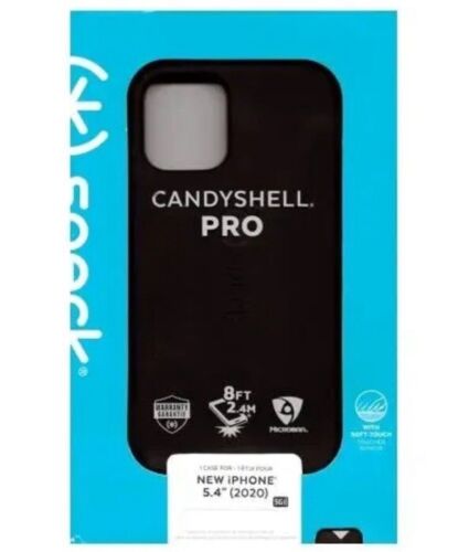 Speck Products CandyShell Pro iPhone 12 Mini Case, Antimicrobial, Black - Picture 1 of 2