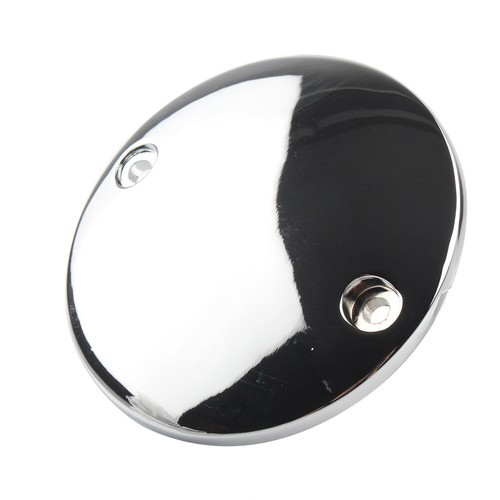 2Hole Chrome Domed Points Cover Softail Bigtwin For Harley Timing Ignition Timer - Picture 3 of 14
