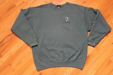 Vintage Star Trek Experience Vegas Hilton Pullover Sweatshirt Size XL 1997 Green