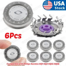 NEW HQ56 6Pcs Shaver Razor Head Replacement Blades Cutters For Philips Norelco