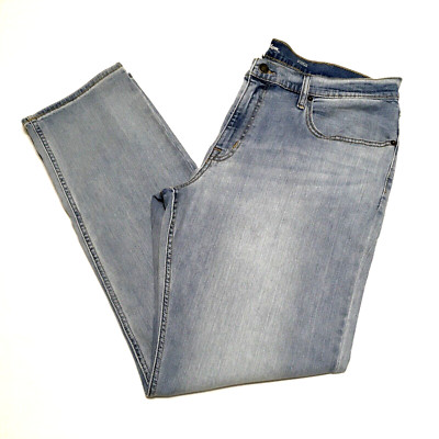 Goodfellow & Co Mens 40 x 34 Watson Light Wash Athletic Slim Tapered Leg Jeans