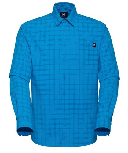 Mammut Lenni Longsleeve Shirt Men Light Outdoor Shirt Glacier Blue - Navy