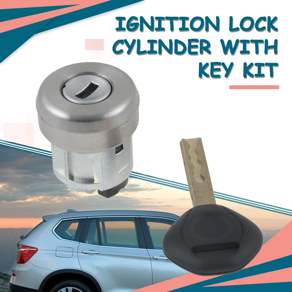 Interruptor de cilindro de bloqueo de arranque del motor y llaves para BMW 325xi 2001 2002 2003 2004 2005 Foto 2 de 4