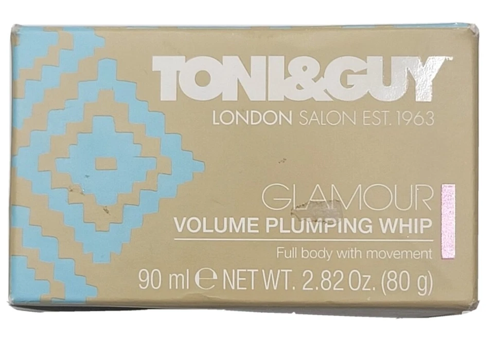 TONI & GUY LONDRES SALÓN CABELLO Glamour Volumen Rellendor Látigo 2.8oz Añade Rebote Corporal Foto 4 de 4