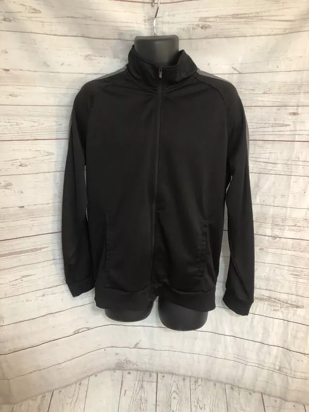 Black best sale hoodless jacket