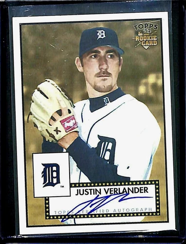 2006 Topps 52 Style Rookie Autograph #52S-JV Justin Verlander