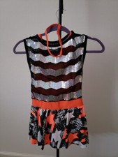 2 Piece Set A Wish Come True Dance Costume Size ISC 2 Outfit and Head Piece