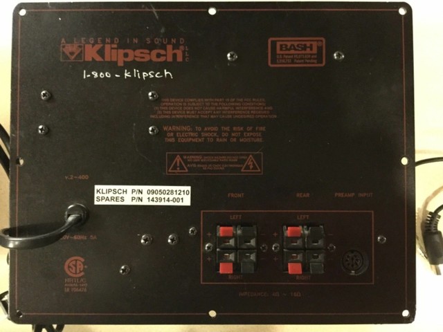 klipsch promedia 4.1