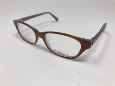 MODO Eyeglasses 9007 ITORT 51/16/140 Horn Brown Purple WOMENS 51mm Z920