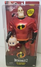 BABY JACK JACK MR. INCREDIBLE DOLL 2 PACK DISNEY PIXAR INCREDIBLES 2 NIB
