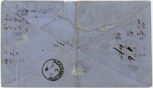 GB QV 1876 WERBUNG ENV STATHAM + CO INDIA GUMMI HALFPENNY BANTAM PL.11 PAAR - Bild 3 von 3