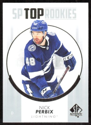 2022-23 9857C SP Authentic Top Rookies Nick Perbix Rookie Tampa Bay Lightning