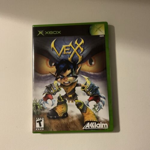 VEXX Adventure (Microsoft Xbox, 2003) Oryginalny XBox Kompletny! Karta CIB Reg! VG!!️ - Zdjęcie 1 z 10