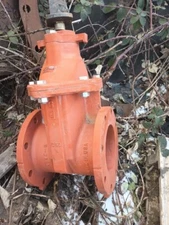 6” GATE VALVE FLANGE X FLANGE EJIW EAST JORDAN USA RESILIENT OPEN LEFT 2018