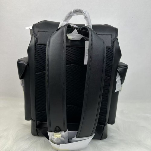 Coach Men's Hitch Backpack In Glovetanned leather Black CP174 NWT - Picture 3 of 12