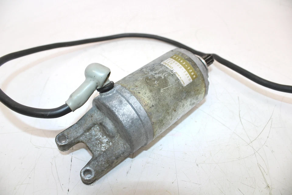 Kawasaki Ninja ZX6R ZX600G 1999 motor arranque motor - DC 12V Foto 2 de 4