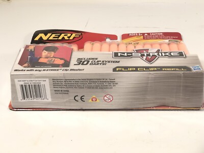 NERF N-Strike 100 CLIP SYSTEM DARTS Refill Pack OFFICIAL NEW IN BOX