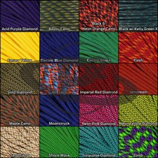 Paracord Planet Type III Nylon 550 7-Strand Paracord - Variety of Colors