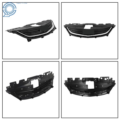 Front Upper Grille Grill Matte Black Chrome For Chevy Sonic LS 2017-20 94538130 - Picture 19 of 20