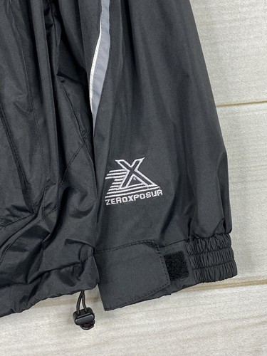 ZeroXposur Jacket Mens S Black Hooded Lined Warm Winter Full Zip Casual Work - Picture 3 of 9